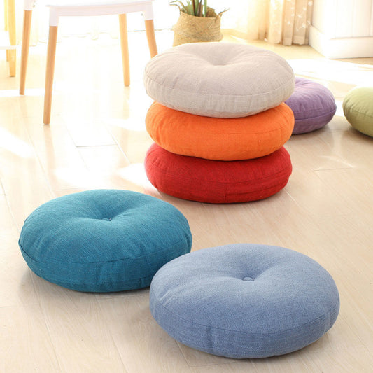 Cotton Linen Seat Cushion - Orchid Unique