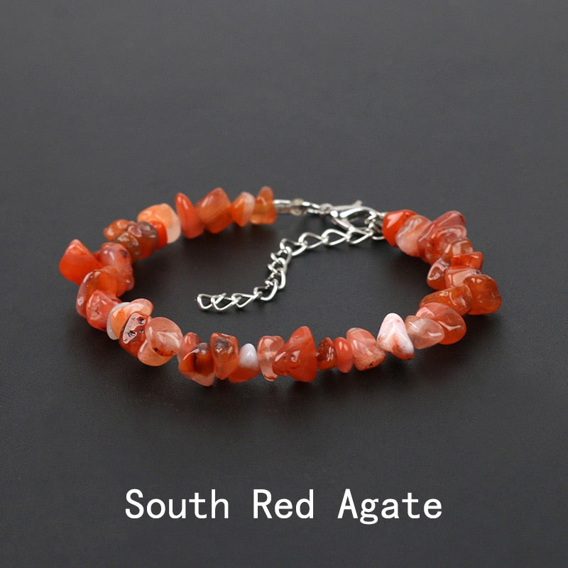 Irregular Energy Stone Bracelet - Orchid Unique