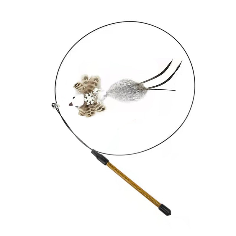 Simulation Bird Interactive Funny Stick Toy - Orchid Unique