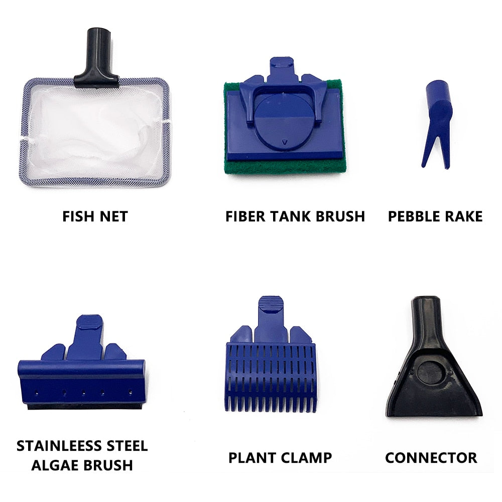 Aquarium Cleaning Tool Set - Orchid Unique