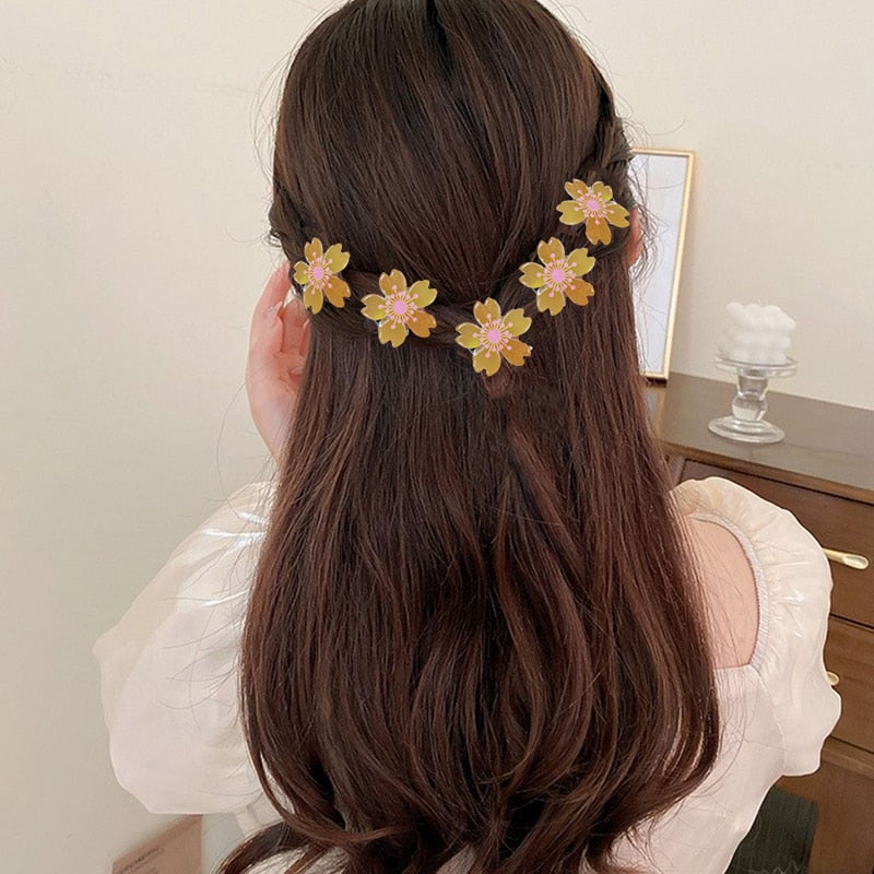 Transparent Butterfly Pink Hairpin - Orchid Unique