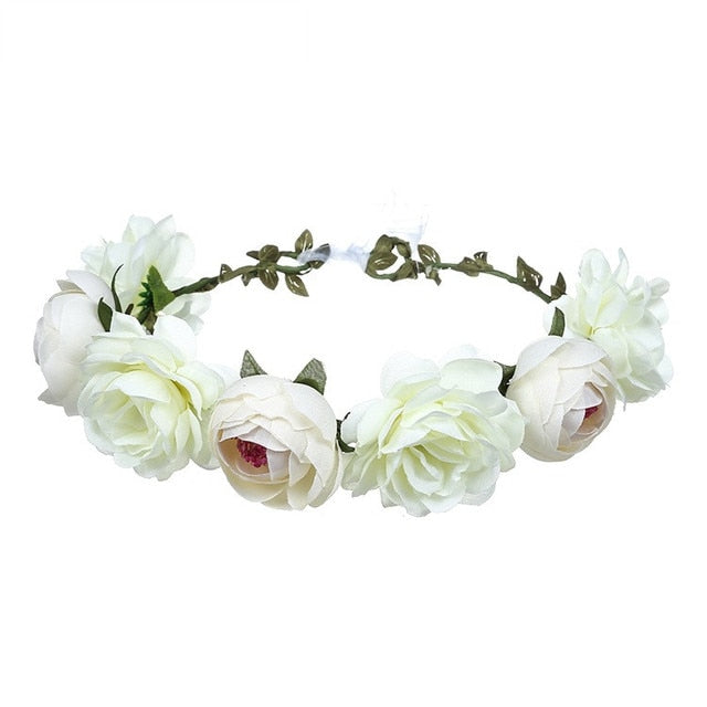 Spring Bohemian Pearl Crowns - Orchid Unique