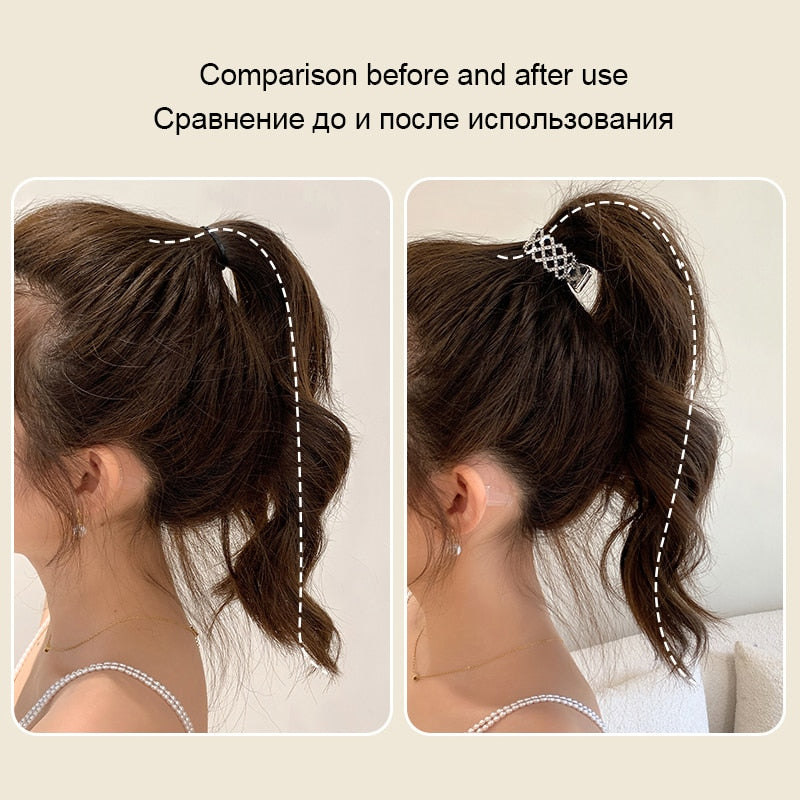 Hairpin Claw Clip - Orchid Unique