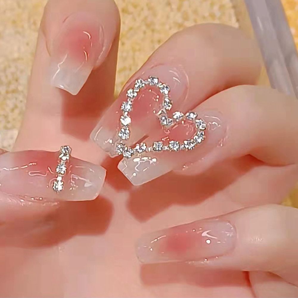 Ballet French Coffin False Nails - Orchid Unique