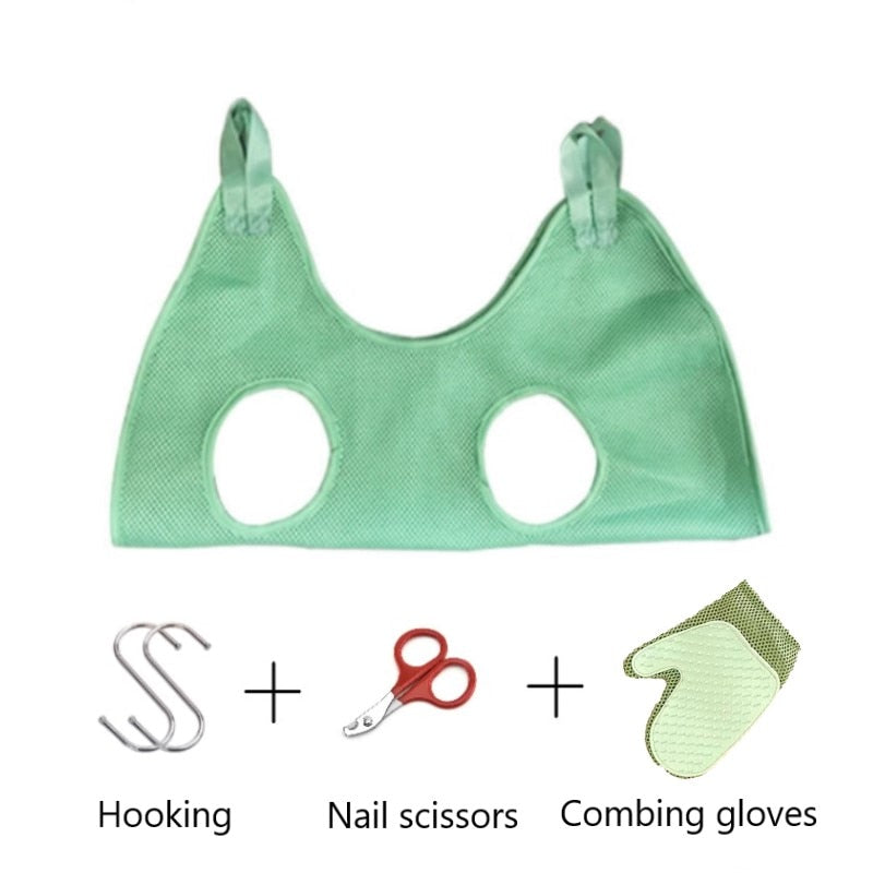 Cat Grooming Restraint Bag - Orchid Unique
