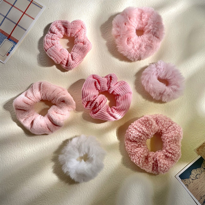 Hair Scrunchies - Orchid Unique