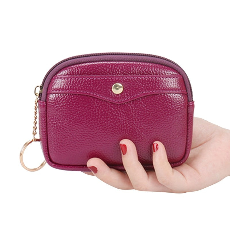 Genuine Leather Wallet - Orchid Unique