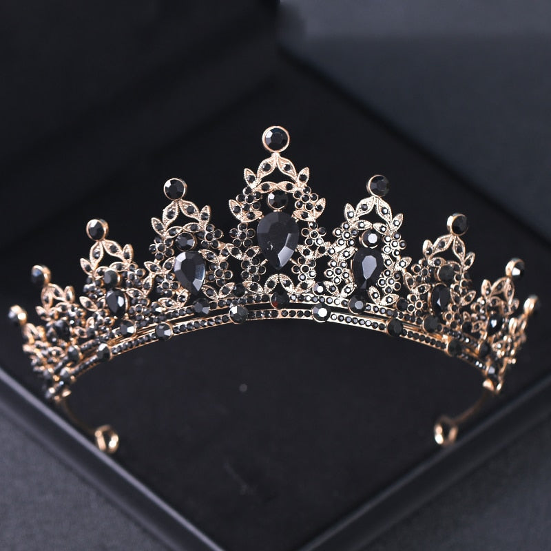 Hair Tiara Crystal Bridal Tiara Crown - Orchid Unique