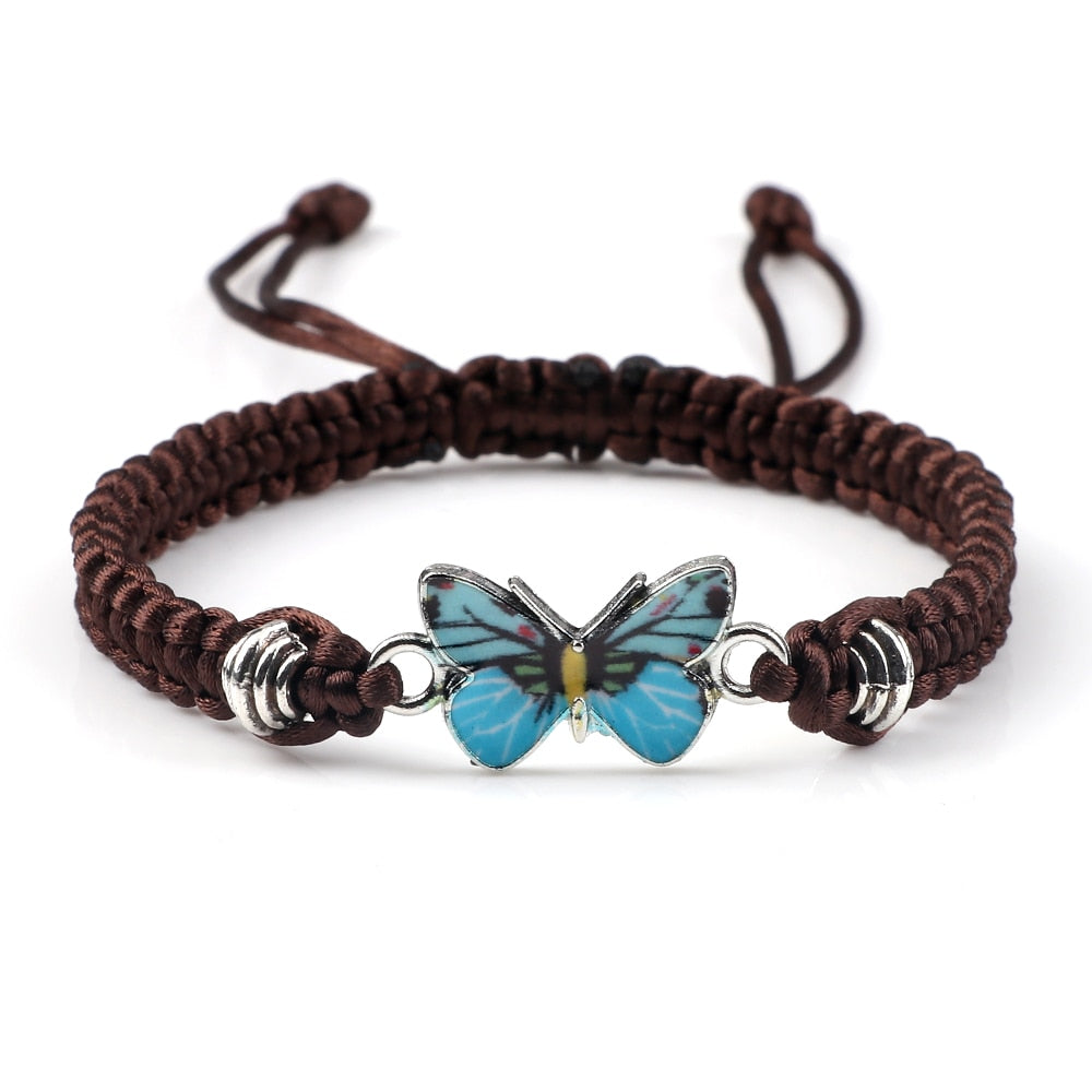 Handmade Braided String Bracelet - Orchid Unique
