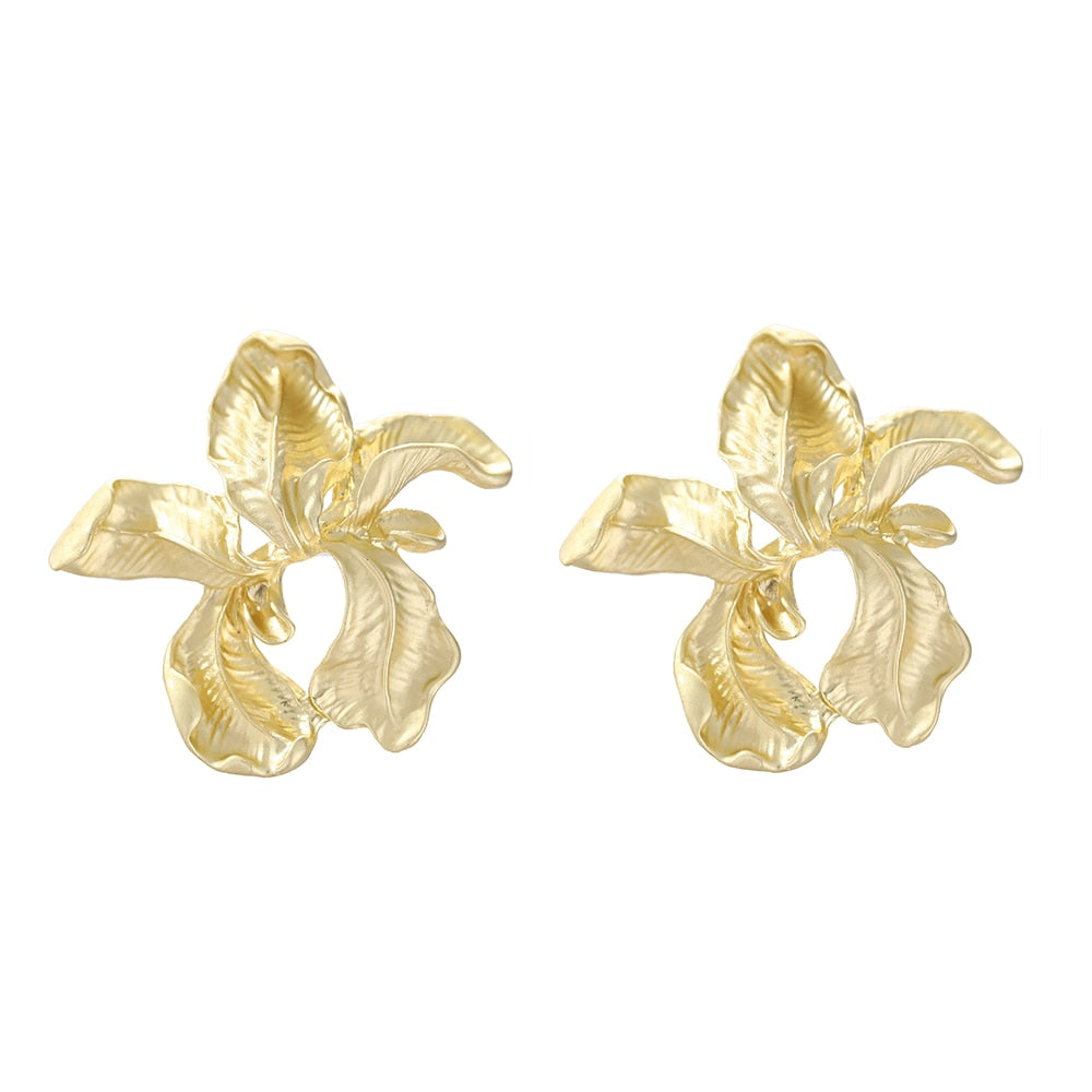 Trendy Attractive Big Earrings - Orchid Unique
