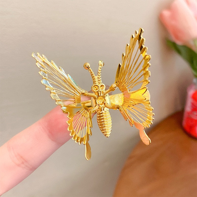 New Cute Moving Butterfly Hairpin - Orchid Unique