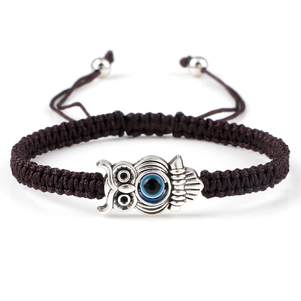 Evil Eye Braided Bracelet - Orchid Unique