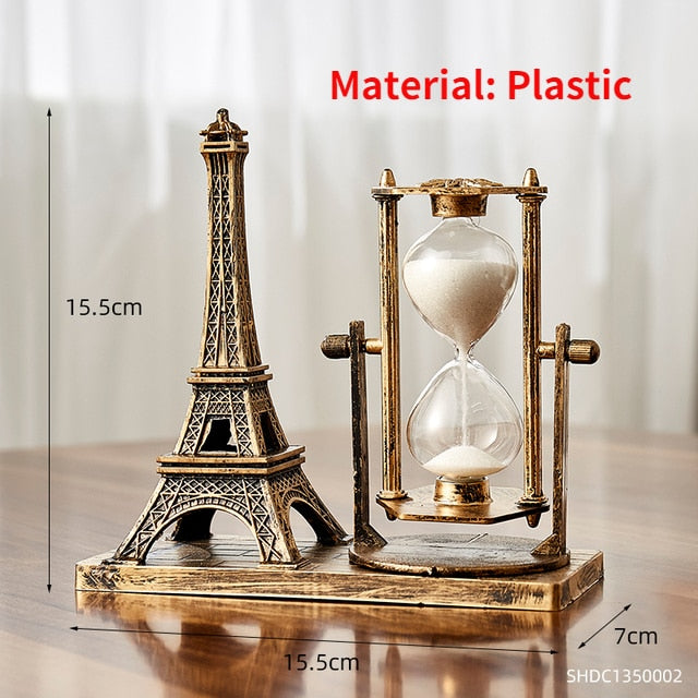 Nordic Creative Retro Metal Hourglass Timer - Orchid Unique