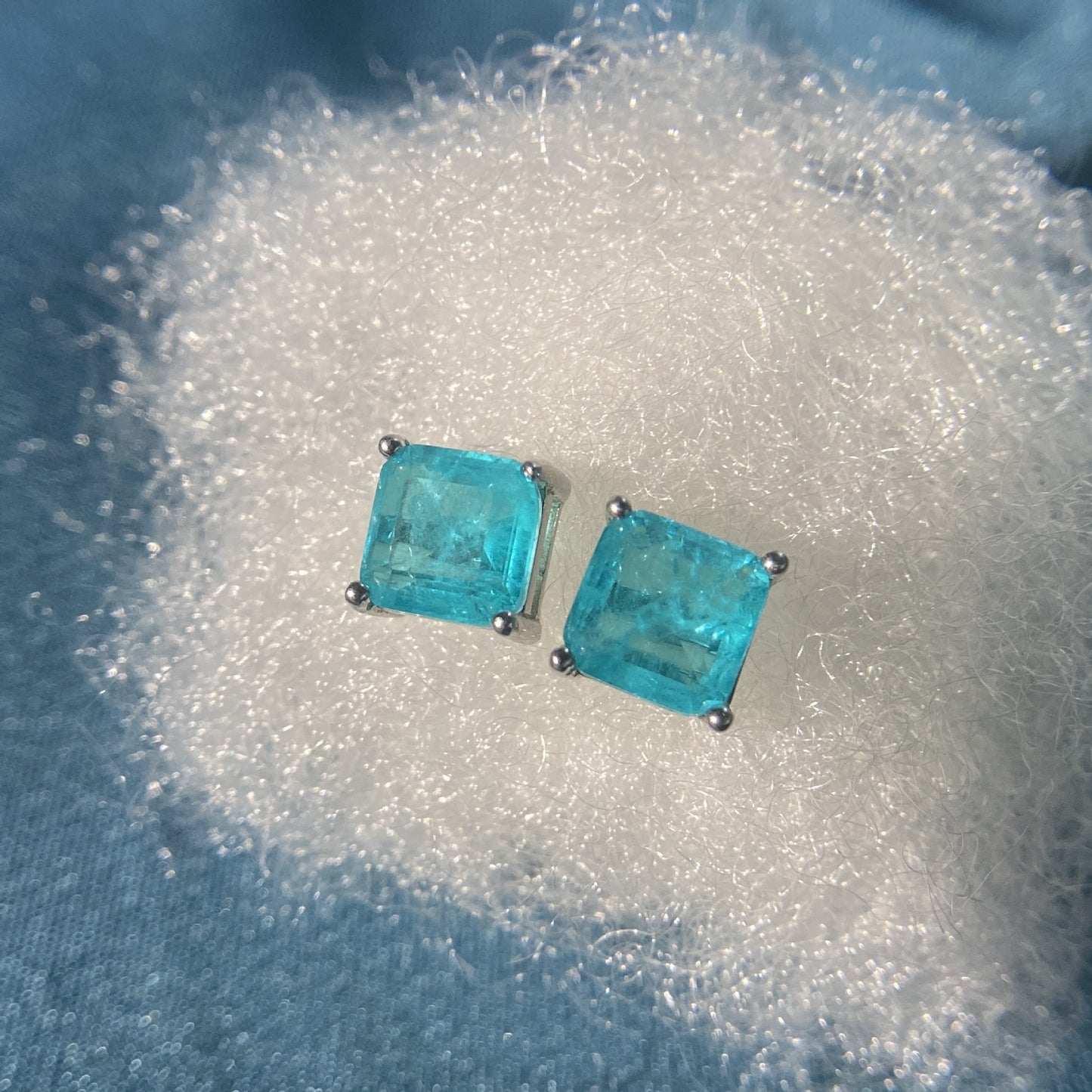 Tourmaline Gemstone Birthstone Earrings - Orchid Unique