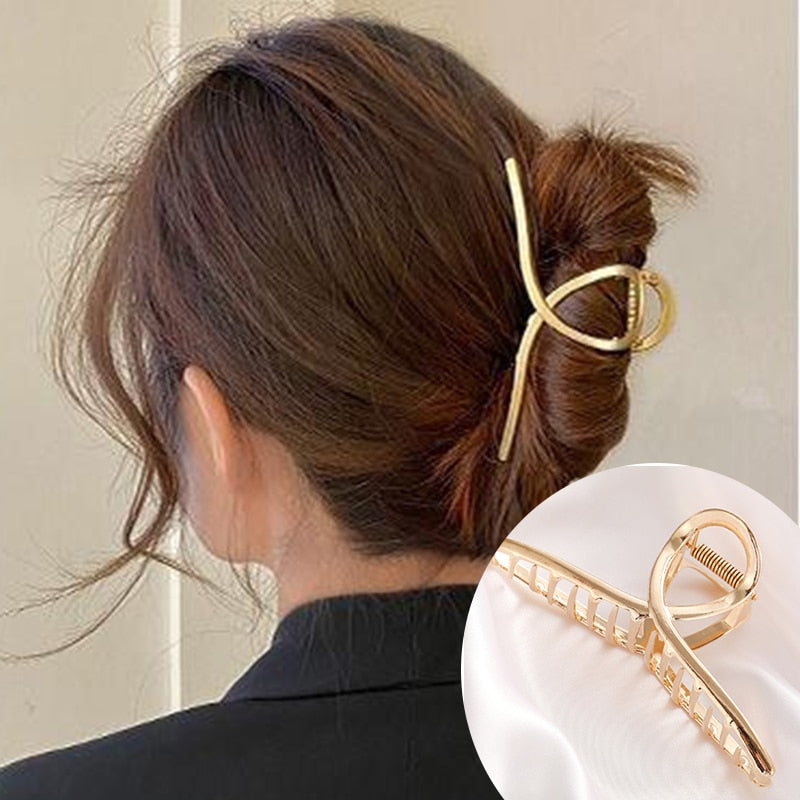 Pearl Hair Claw Set Clip - Orchid Unique