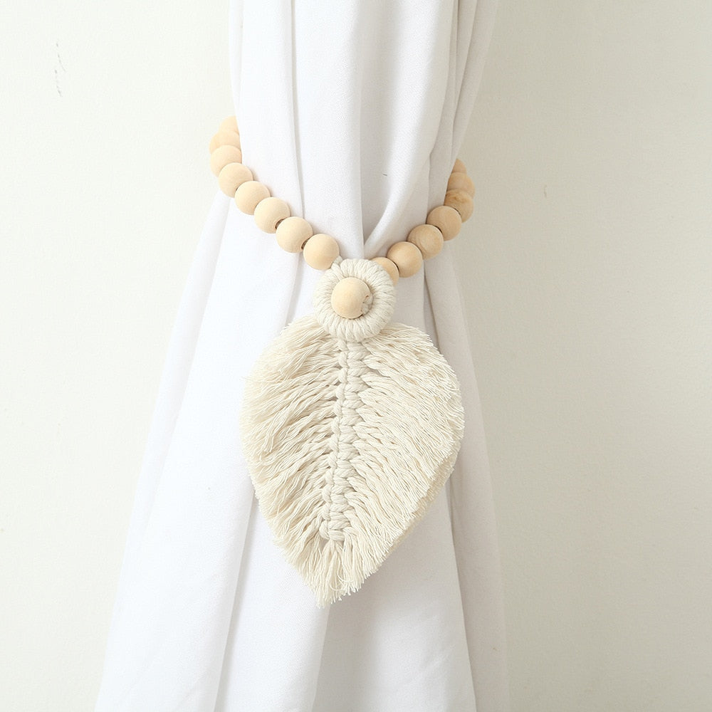 Macrame Room Curtain Tieback Rope - Orchid Unique
