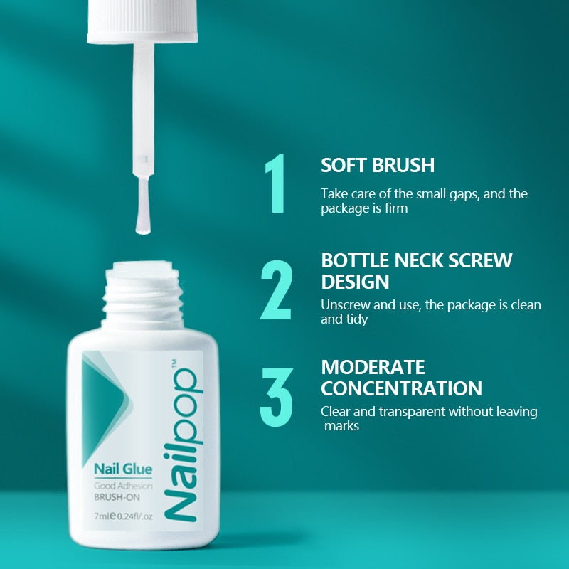 Nail Glue for False Tips - Orchid Unique