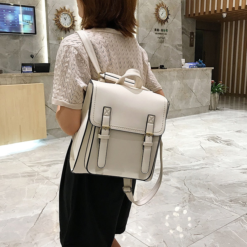 Vintage Shoulder + Backpack Bag - Orchid Unique