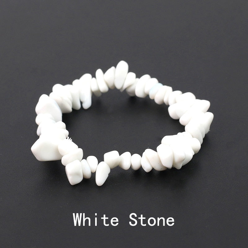 Irregular Energy Stone Bracelet - Orchid Unique