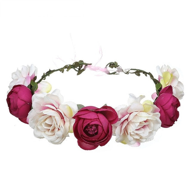 Spring Bohemian Pearl Crowns - Orchid Unique