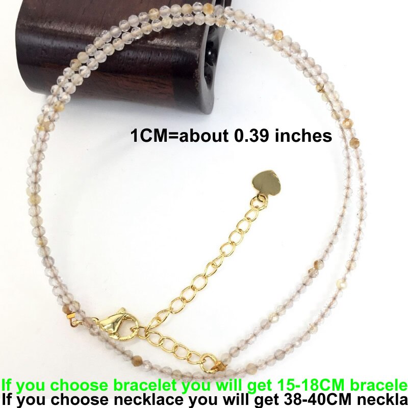 Faceted Gemstones beads Bracelet - Orchid Unique