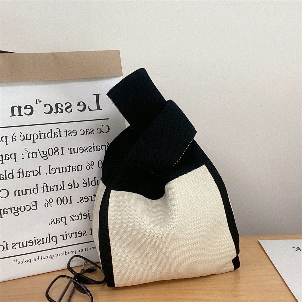 Handmade Knit Handbag for Women - Orchid Unique