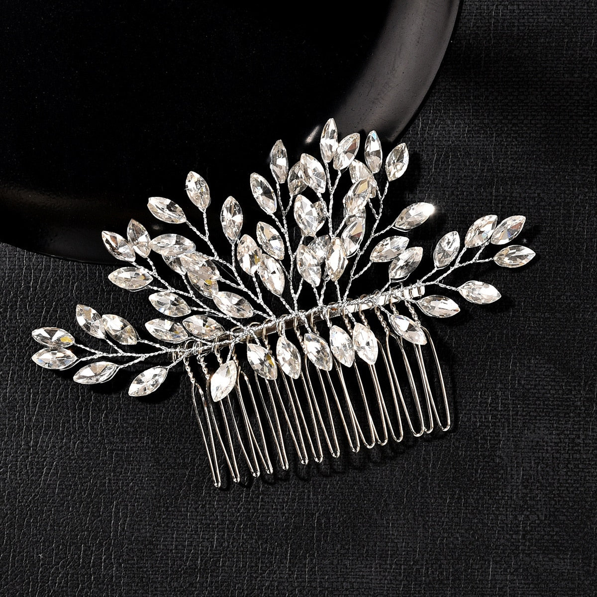 Wedding Hair Comb Pearl Hair Pins and Clips for Women Bride Rhinestone Headdress Bridal Hair Jewelry Accessories Fashion 2023 - Orchid Unique