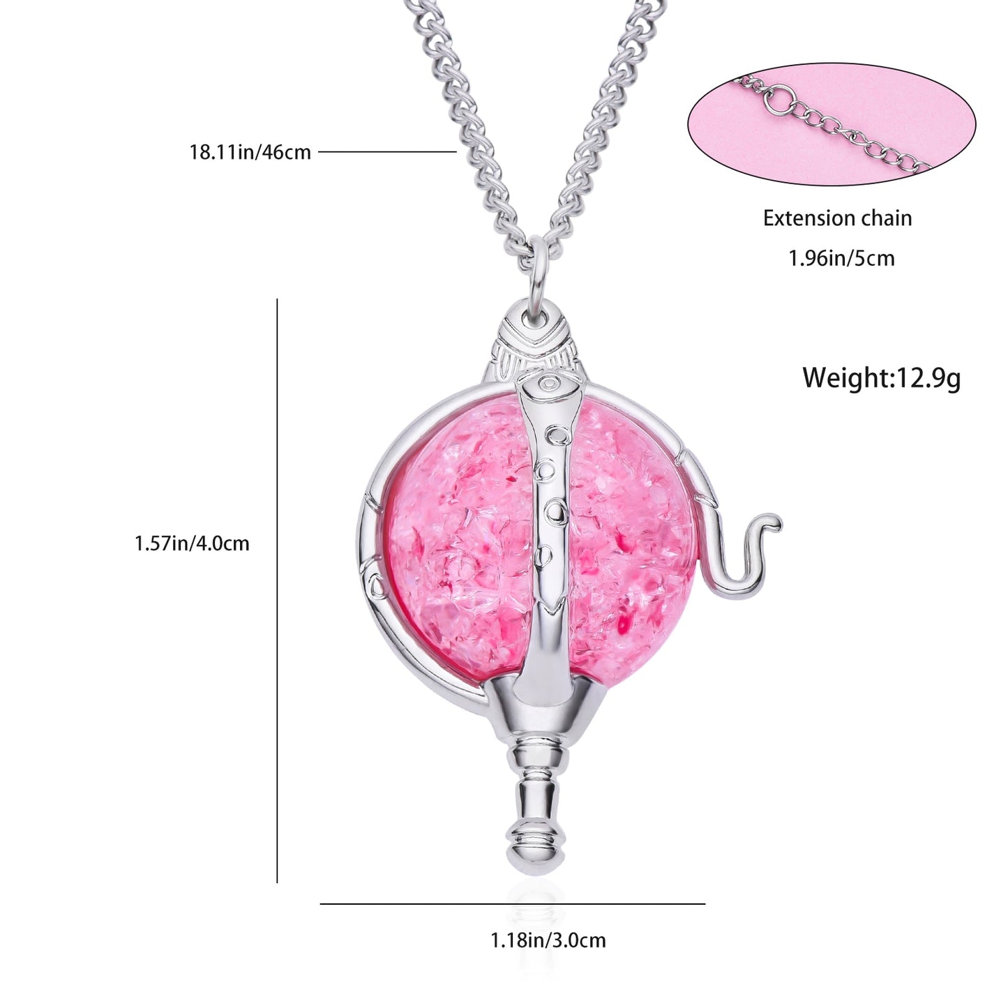 Pendant Classic Ruby Gemstone Jewelry - Orchid Unique