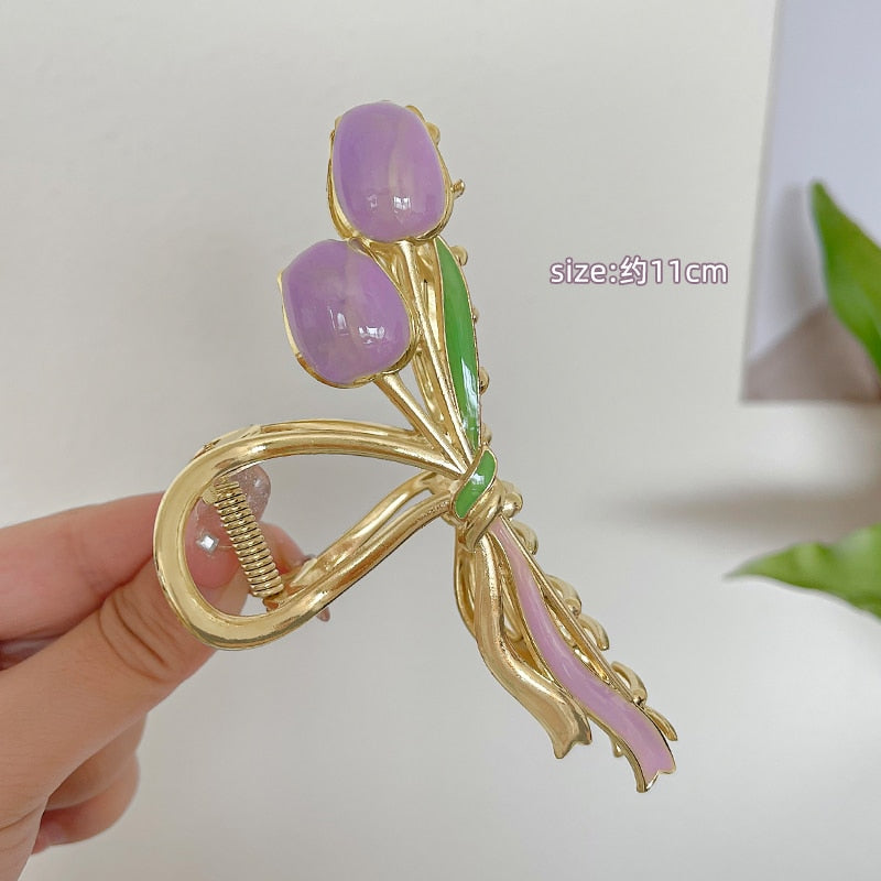 Trendy Sweet Hair Claws - Orchid Unique
