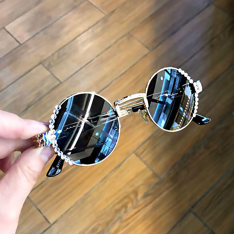 Retro Cutting Lens Gradient Sunglasses - Orchid Unique