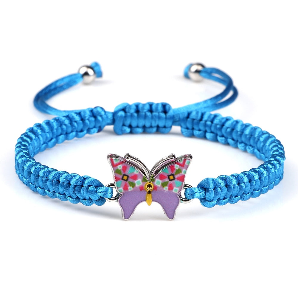 Handmade Braided String Bracelet - Orchid Unique