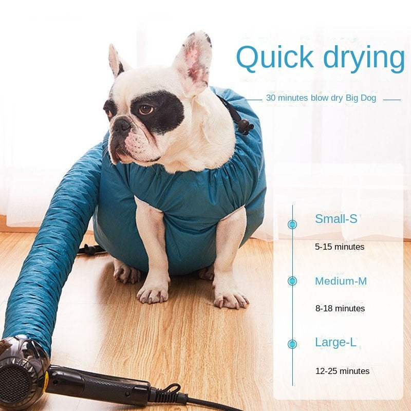Folding Dogs Hair Dryer Blow Bag - Orchid Unique