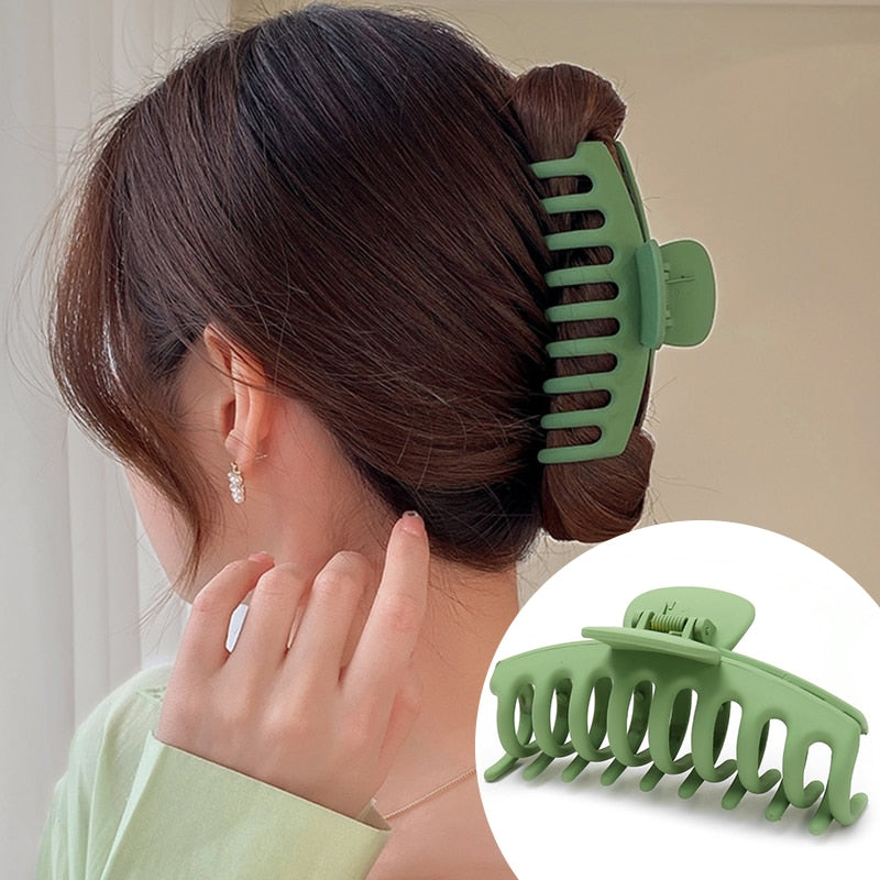 Pearl Hair Claw Set Clip - Orchid Unique