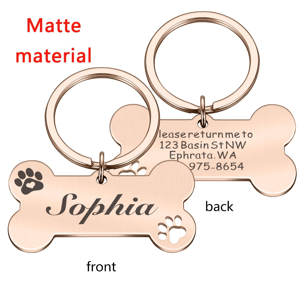 Customizable Dog Medal - Orchid Unique