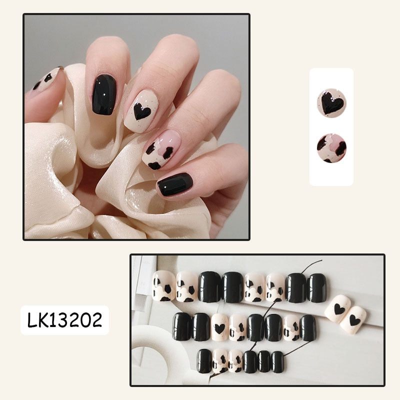 Cute Wearable Press On Nail Art - Orchid Unique