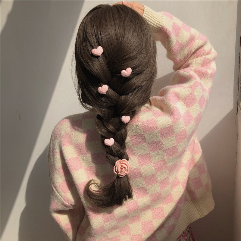 Transparent Butterfly Pink Hairpin - Orchid Unique