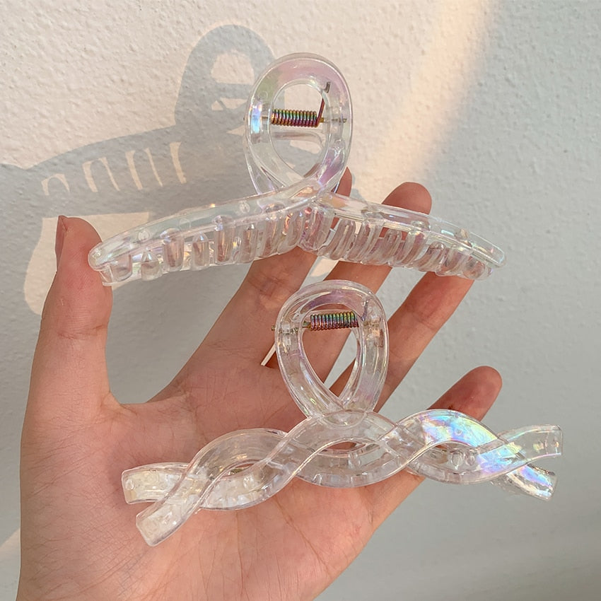 Pearl Hair Claw Set Clip - Orchid Unique