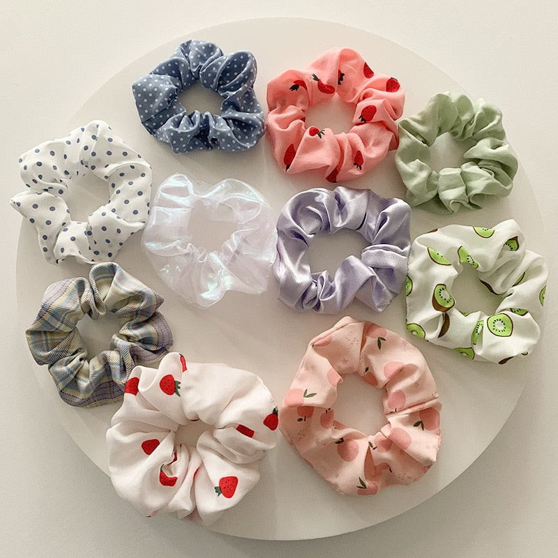 Hair Scrunchies - Orchid Unique