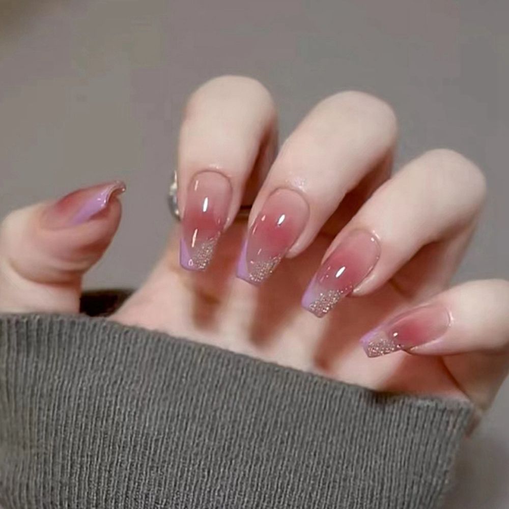 Full Cover Acrylic Nails - Orchid Unique