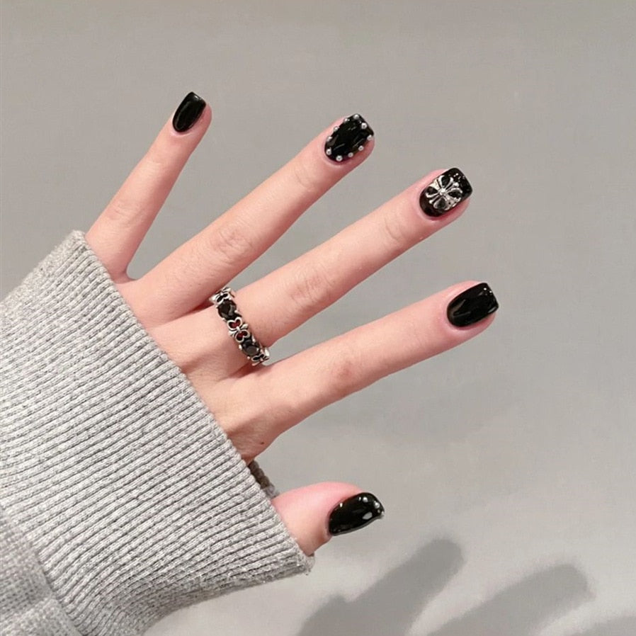 Full Cover Acrylic Nails - Orchid Unique