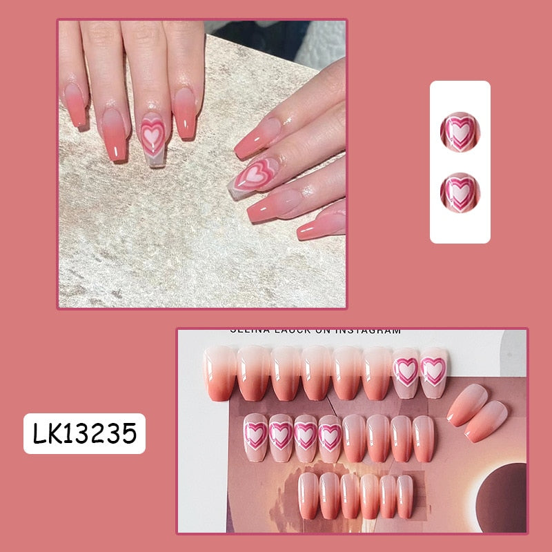 Cute Wearable Press On Nail Art - Orchid Unique