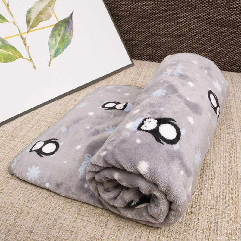 Soft flannel dogs and cats blanket - Orchid Unique