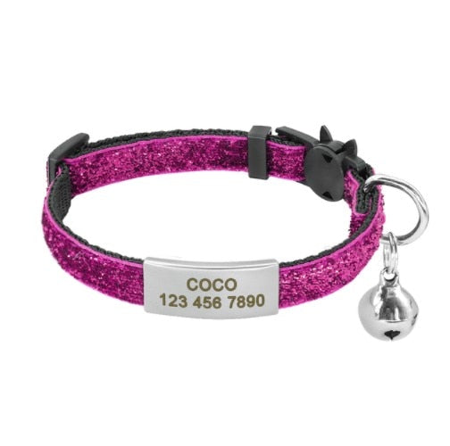 Quick Release Gorgeous Cat Collar - Orchid Unique