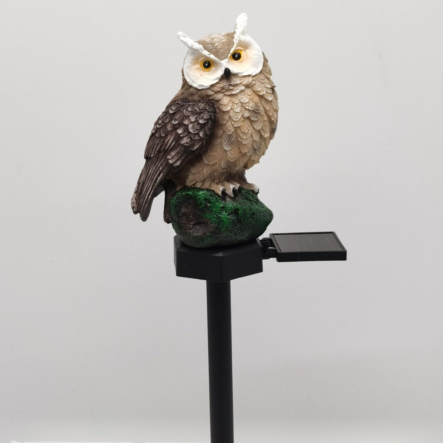 Garden Lights Owl Solar Lamp - Orchid Unique