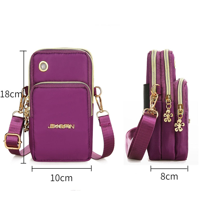 Balloon Mobile Phone Crossbody Bags - Orchid Unique