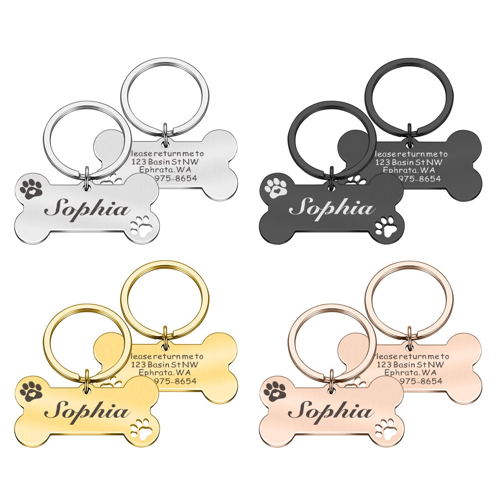 Customizable Dog Medal - Orchid Unique