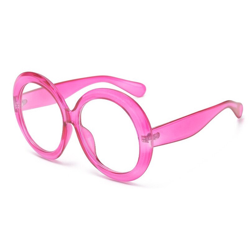 Oversized Unisex Round Sunglasses - Orchid Unique