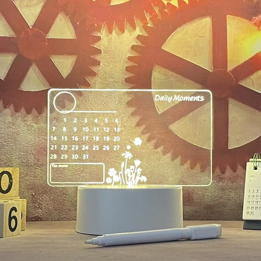 USB Led Night Light Message Board - Orchid Unique
