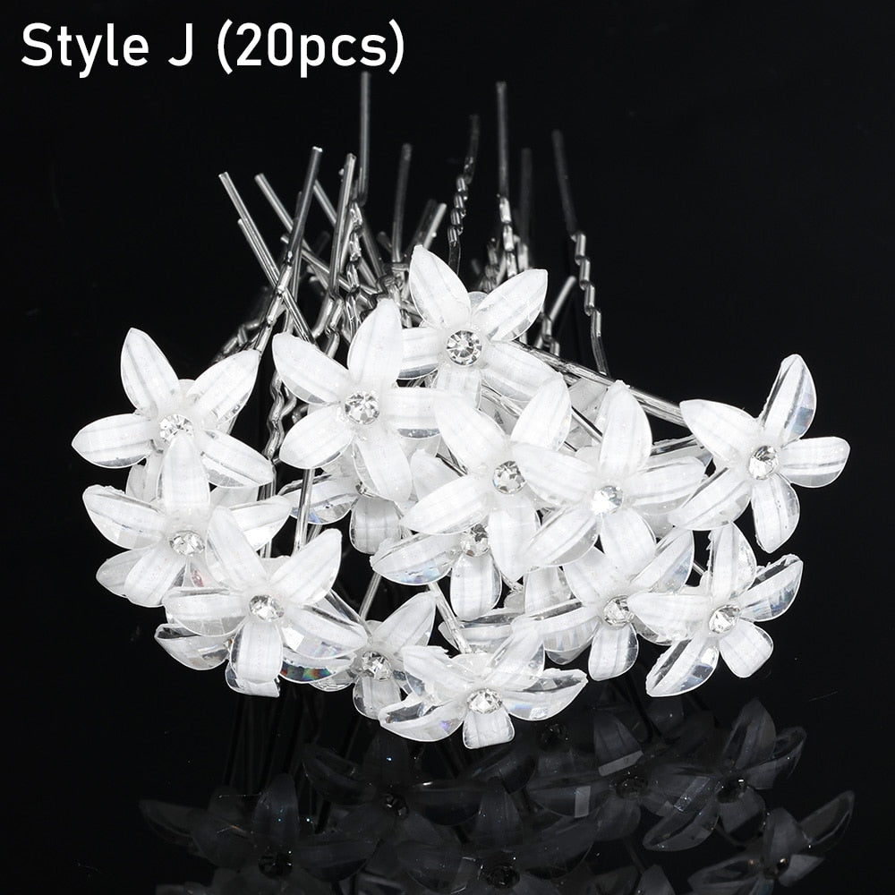 Elegant Crystal Wedding Hair Combs - Orchid Unique