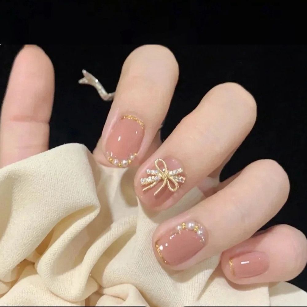 Square Head False Nail Tips - Orchid Unique